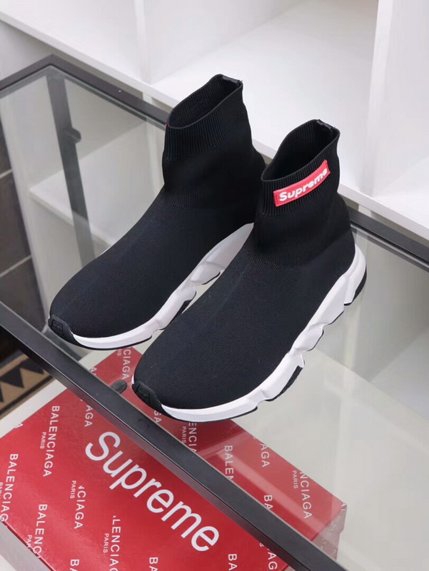 Balenciaga X Supreme Speed Runner Sock Black for sale